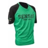 T-Shirt V Groen & Zwart -Sensas