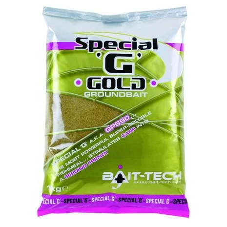 Bait Tech - Voeder Special 'G' Gold Groundbait - 1kg - Bait Tech 1 Bait Tech - Voeder Special 'G' Gold Groundbait - 1kg - Bait Tech