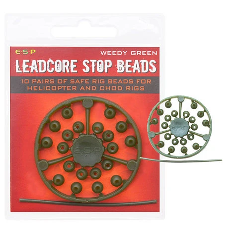 ESP - End Tackle Leadcore Stop Beads - Weedy Green - ESP 1 ESP - End Tackle Leadcore Stop Beads - Weedy Green - ESP