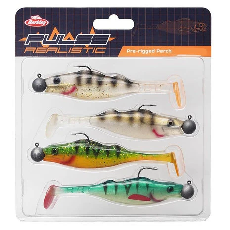 Berkley - Shads Pulse Realistic Pre-Rigged Perch 110mm - 10gr - Berkley 1 Berkley - Shads Pulse Realistic Pre-Rigged Perch 110mm - 10gr - Berkley