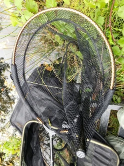 Browning - Schepnet Gold Net 55cm 45cm 30cm 8x8mm - Browning -Vissen Verkoopwinkel 1781727747