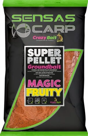 Sensas - Voeder Magic Super Pellet Groundbait Fruity - Sensas 1 Sensas - Voeder Magic Super Pellet Groundbait Fruity - Sensas