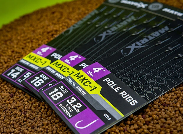 Matrix - Onderlijn MXC-1 Barbless 10cm Pole Rigs - Matrix 4 Matrix - Onderlijn MXC-1 Barbless 10cm Pole Rigs - Matrix - Afbeelding 4