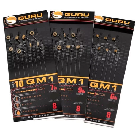 Guru - Onderlijn QM1 Bait Bands 15" - 37cm - Guru 1 Guru - Onderlijn QM1 Bait Bands 15" - 37cm - Guru